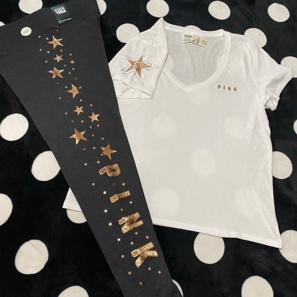 NWT VS PINK BLING STAR SET - Picture 9 of 15